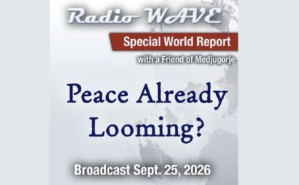 Peace Already Looming